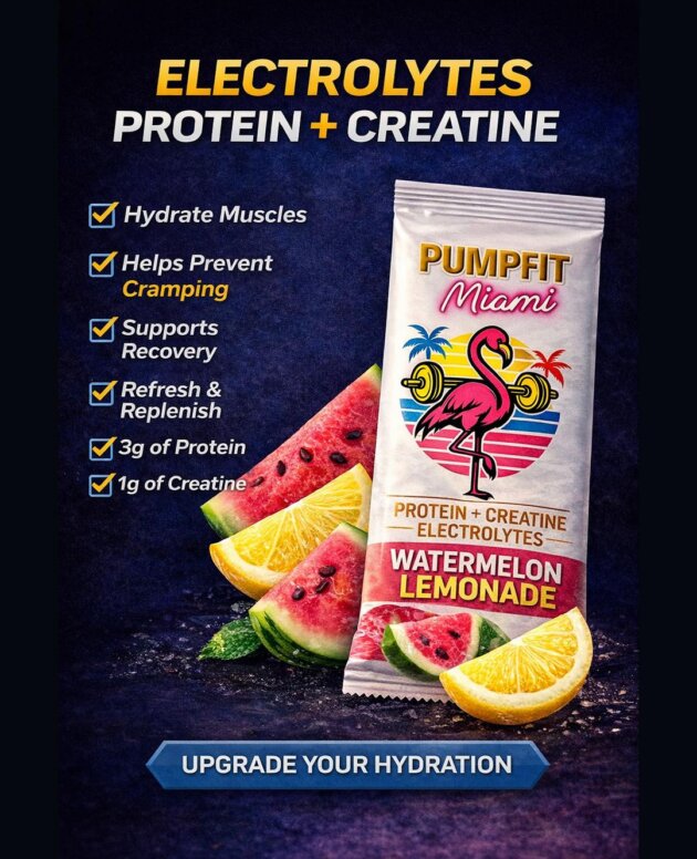 Pumpfit Miami - Electrolytes - 20 Pack Sticks