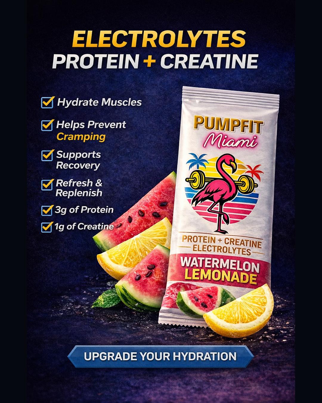 Pumpfit Miami - Electrolytes - 20 Pack Sticks